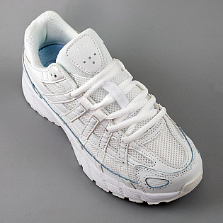 Кроссовки женские кожа сетка 595056 Белые фото 2