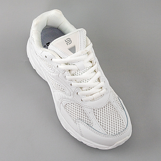 Кроссовки женские спортивная сетка 595074 Белые фото 2