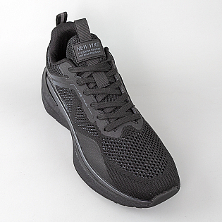 Кроссовки мужские сетка 595197 Черные фото 2