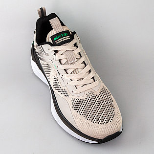 Кроссовки мужские сетка 595199 Бежевые фото 2