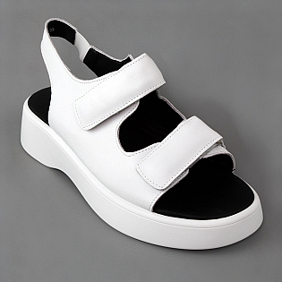 Сандали женские кожа 594690 Белые фото 2