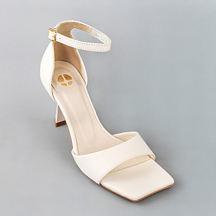 Босоножки женские кожаные 594197 Молочные фото 2