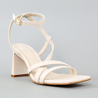 Босоножки женские кожаные 594199 Молочные фото 2