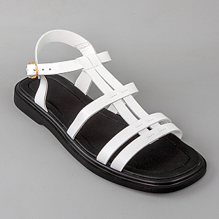 Сандали женские кожа 594430 Белые фото 2