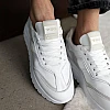 Кроссовки женские кожаные  584844 Белые распродажа