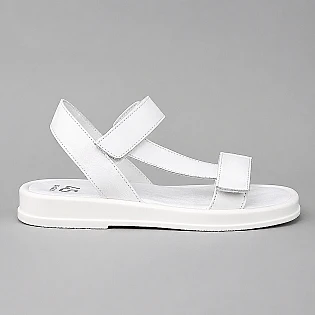 Сандали женские кожа 585782 Белые фото 1