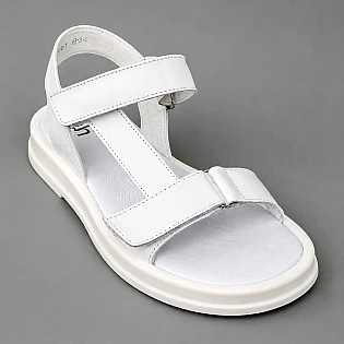 Сандали женские кожа 585782 Белые фото 2