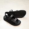 Сандали женские кожаные 585864 Черные распродажа