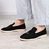 Лофери жіночі замшеві  586477 Чорні