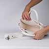 Женская каркасная сумка 586198 Белая
