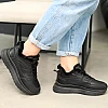 Кросівки жіночі зимові 586626 Чорні розпродаж