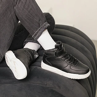 Кеды мужские зимние 587106 Черные распродажа фото 1