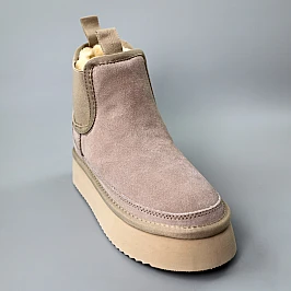 Угги замшеві зимові 587018 Бежеві фото 2