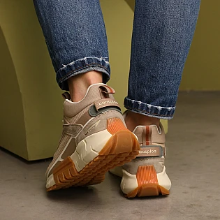 Кроссовки влагостойкие 587345 Бежевые распродажа фото 2