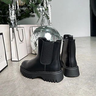 Челси  женские зимние 587845 Черные распродажа фото 2