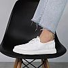 Кеди жіночі шкіряні 587932 Білі  розпродаж