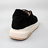 Кеди жіночі замшеві 587963 Чорні розпродаж