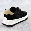Кроссовки мужские замшевые 588632 Черные распродажа