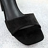 Босоніжки жіночі з закритою пятою 588680 Чорні