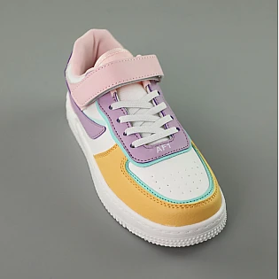 Кеди дитячі 588283 Білі рожеві розпродаж фото 2