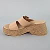 Шлепанцы женские 588910 Бежевые распродажа
