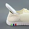 Кроссовки женские сетка 588967 Молочные