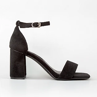 Босоножки женские с закрытой пятой 589033 Черные фото 1