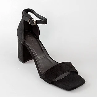 Босоножки женские с закрытой пятой 589033 Черные фото 2