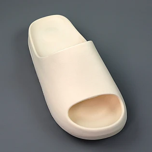 Шлепанцы женские 585564 Бежевые распродажа фото 2