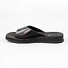 Шлепанцы женские кожаные 589288 Черные распродажа