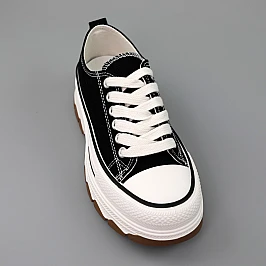 Кеди жіночі 589448 Чорно-білі фото 2