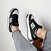 Кеды женские 589531 Черно-белые распродажа