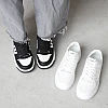 Кеды женские 589531 Черно-белые распродажа