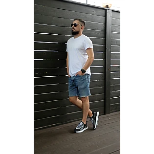 Кроссовки мужские 589610 Черно-серые распродажа фото 2