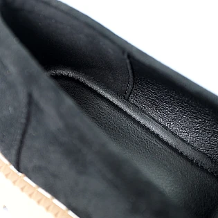 Лоферы женские на тракторной подошве 589637 Черные распродажа фото 2