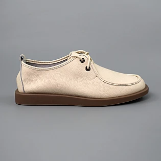 Туфли женские кожаные 589645 Молочные распродажа