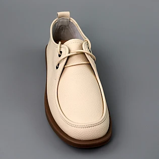 Туфли женские кожаные 589645 Молочные распродажа фото 2