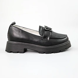 Лоферы детские 589686 Черные распродажа фото 1