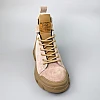 Ботинки женские замшевые 589713 Бежевые