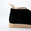 Черевики жіночі замшеві 589748 Чорні розпродаж