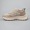 Кроссовки женские кожаные 589930 Бежевые распродажа