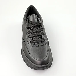 Кросівки жіночі шкіряні 589969 Чорні фото 2