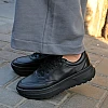 Кросівки жіночі шкіряні 589969 Чорні