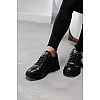 Кросівки жіночі шкіряні 590099 Чорні