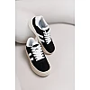Кеды женские 590243 Черные белые