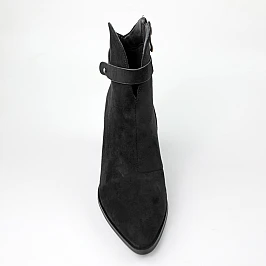 Черевики жіночі замшеві байка 590330 Чорні фото 2