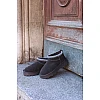 Угги женские замшевые мех 590562 Серо-коричневые