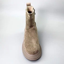 Черевики жіночі хутро 590714 Бежеві фото 2