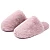 Домашние тапочки 587893 Пудровые