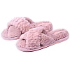 Домашние тапочки меховые 590828 Розовые